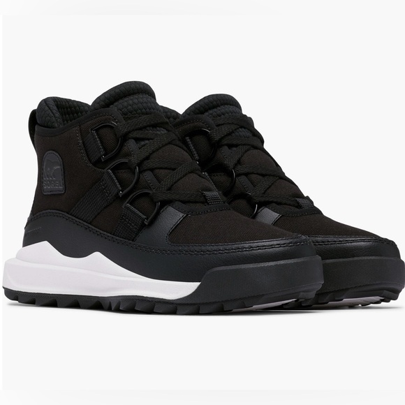 Sorel Men's Black and White Snow Boots - Picture 1 of 7